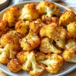 Crispy Air Fryer Cauliflower Without Breading