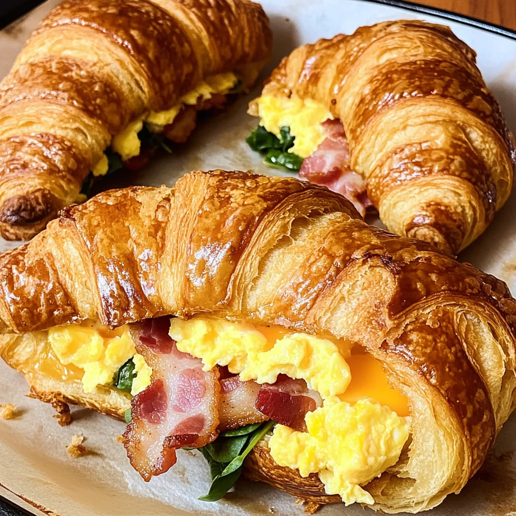 Croissant Breakfast Sandwiches