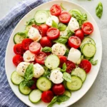 Cucumber Caprese Salad