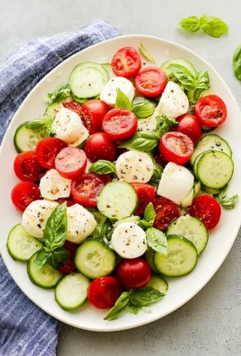 Cucumber Caprese Salad