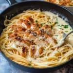 Easy Creamy Cajun Chicken Spaghetti with Garlic Mozzarella Sauce