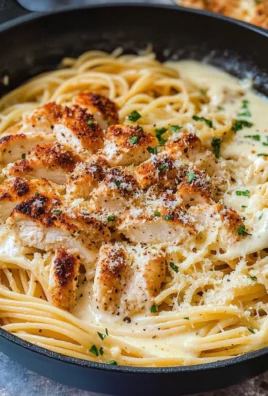 Easy Creamy Cajun Chicken Spaghetti with Garlic Mozzarella Sauce