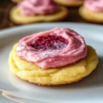 Easy Lemon Cookies Raspberry Frosting