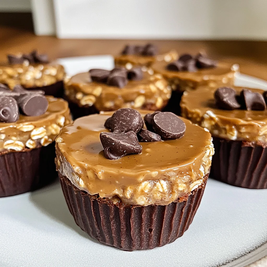 Easy Peanut Butter Protein Oatmeal Cups