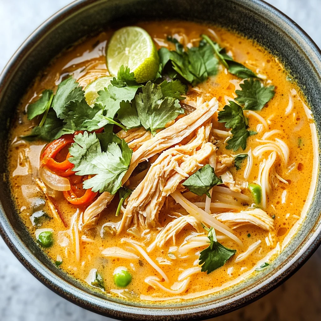 Easy Thai Chicken Curry Soup