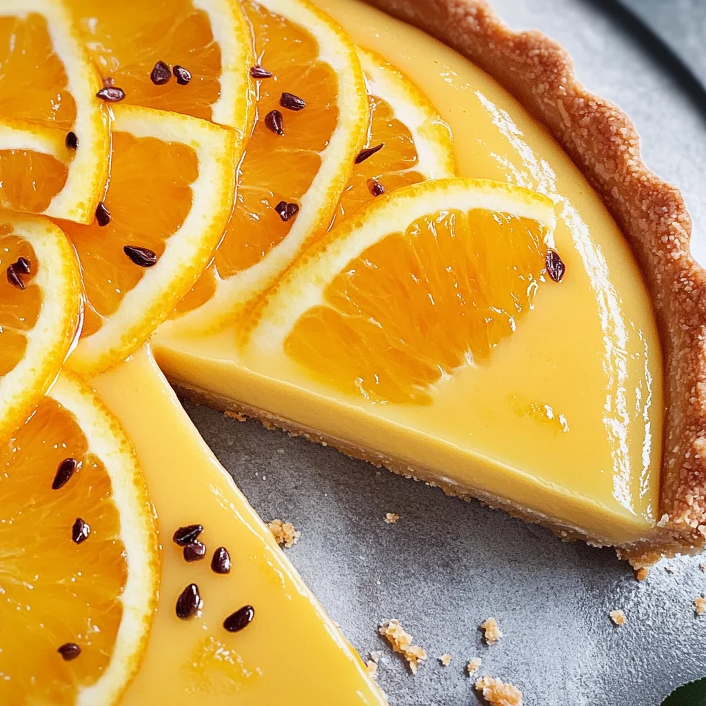French Orange Tart