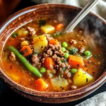 Ground Beef Vegetable Soup