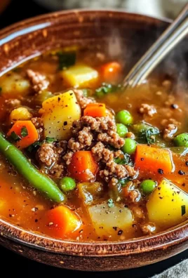 Ground Beef Vegetable Soup