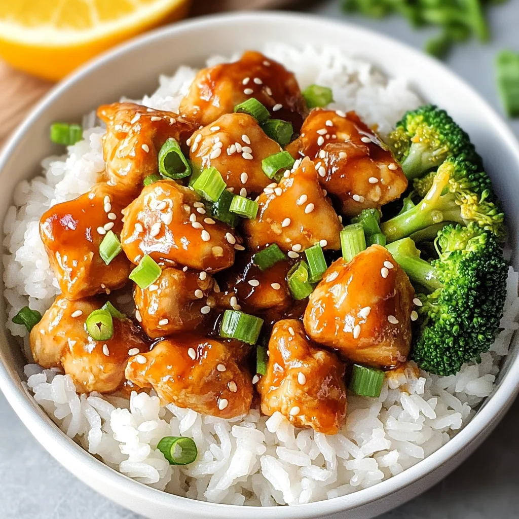 Healthy Orange Chicken