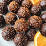Juicy Orange Chocolate Christmas Truffles