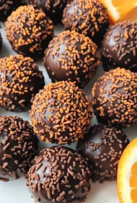 Juicy Orange Chocolate Christmas Truffles
