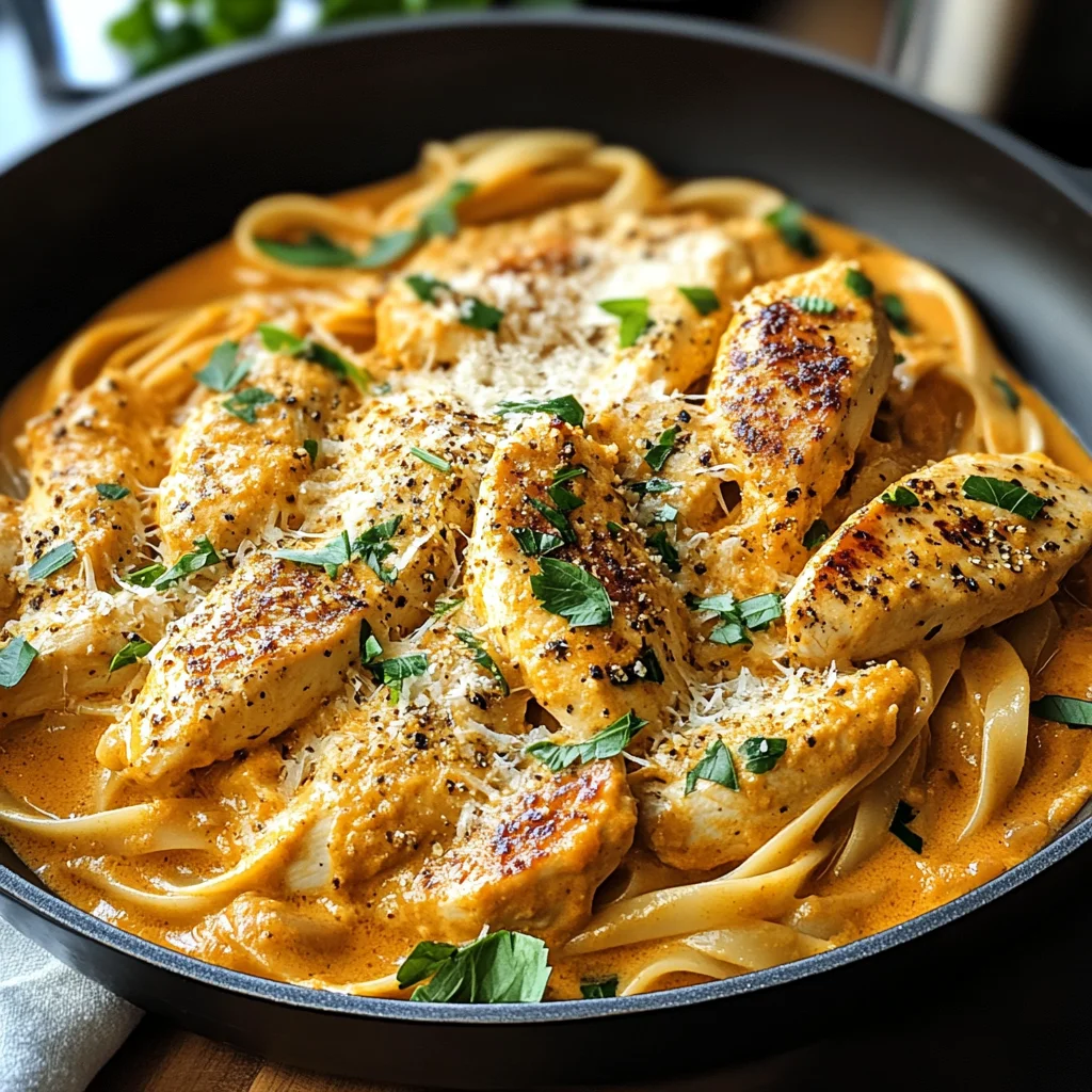 Marry Me Pumpkin Chicken Pasta