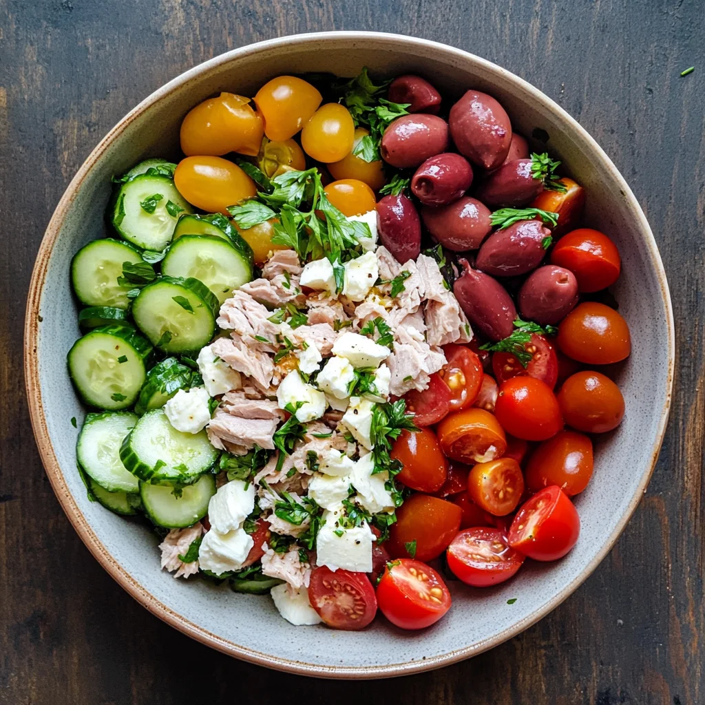 Mediterranean Tuna Salad