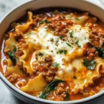 Mouthwatering One Pot Lasagna Soup