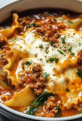 Mouthwatering One Pot Lasagna Soup