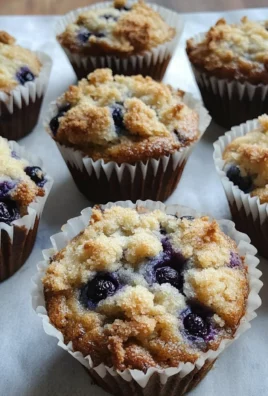 One-Bowl Blueberry Sourdough Muffins