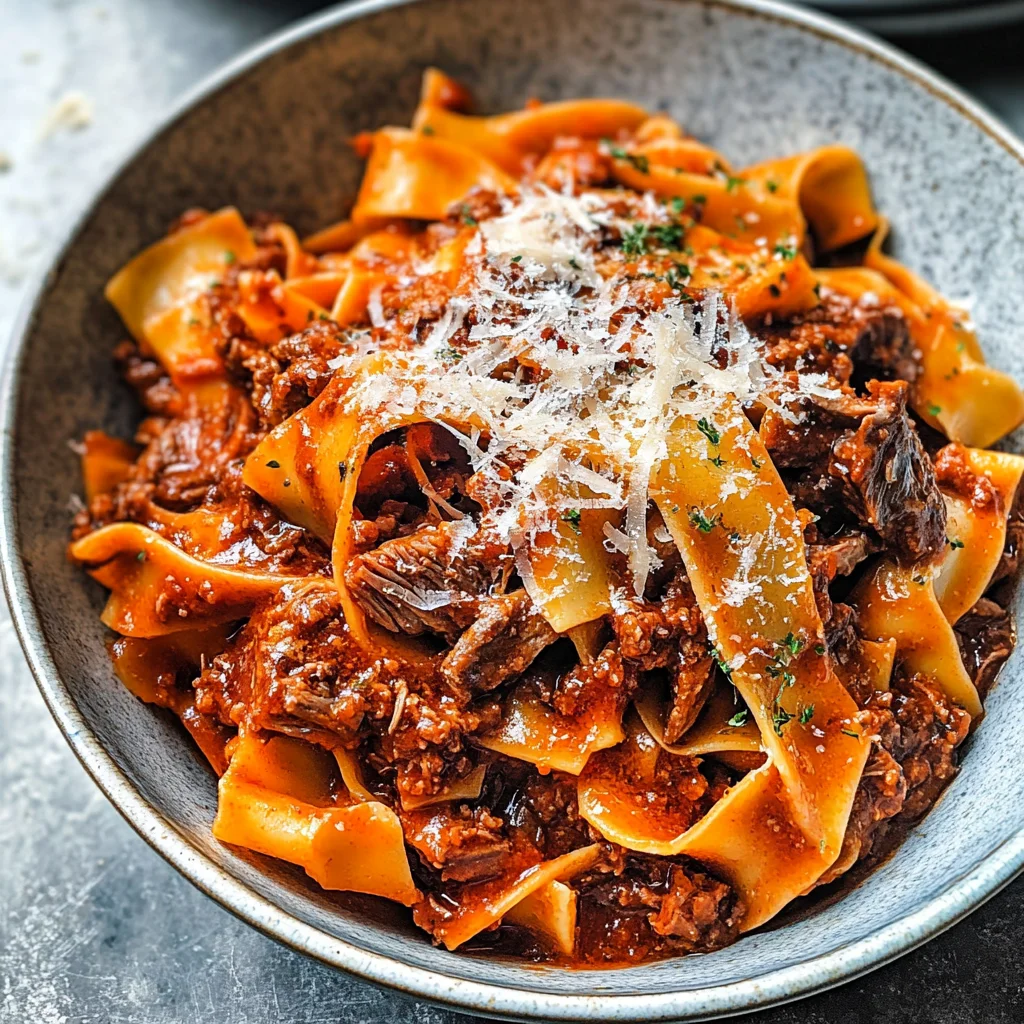 One Pot Short Rib Bolognese