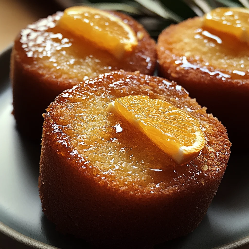 Orange Ginger Honey Cakes