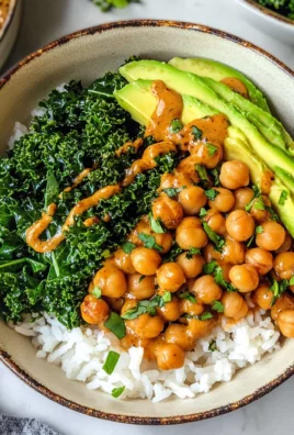 Peanut Chickpea Buddha Bowl