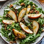 Pear and Arugula Salad with Honey Vinaigrette