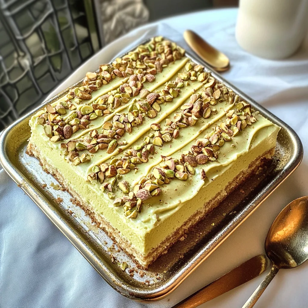 Pistachio Tiramisu