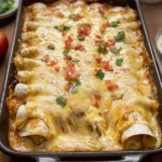 Queso Chicken Enchiladas