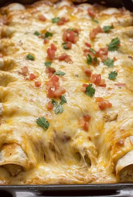 Queso Chicken Enchiladas