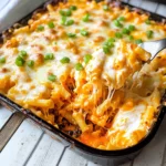 Ranch Buffalo Pasta Bake