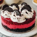 Red Velvet Oreo Cheesecake