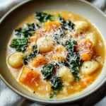 Savory Butternut Squash Gnocchi Soup