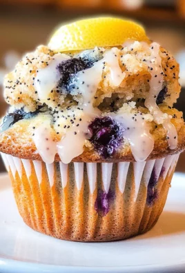 Sourdough Blueberry Lemon Poppy Seed Muffins Recipe