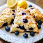 Sourdough Discard Blueberry Lemon Scones