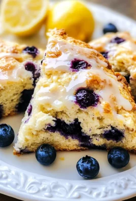 Sourdough Discard Blueberry Lemon Scones