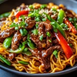 Sticky Beef Noodles