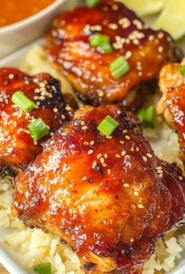 Sticky Sweet Chili Chicken Thighs in Air Fryer