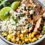 Street Corn Chicken Rice Bowl Recipe