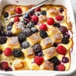 Sweet Breakfast Casserole (with Croissants)
