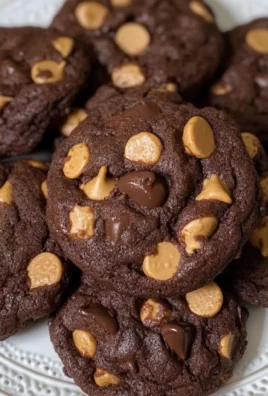 The BEST Chocolate Cookies with Reese's Peanut Butter Chips
