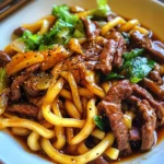 Trust Me, This Black Pepper Beef Udon Is Easier Than It Looks!