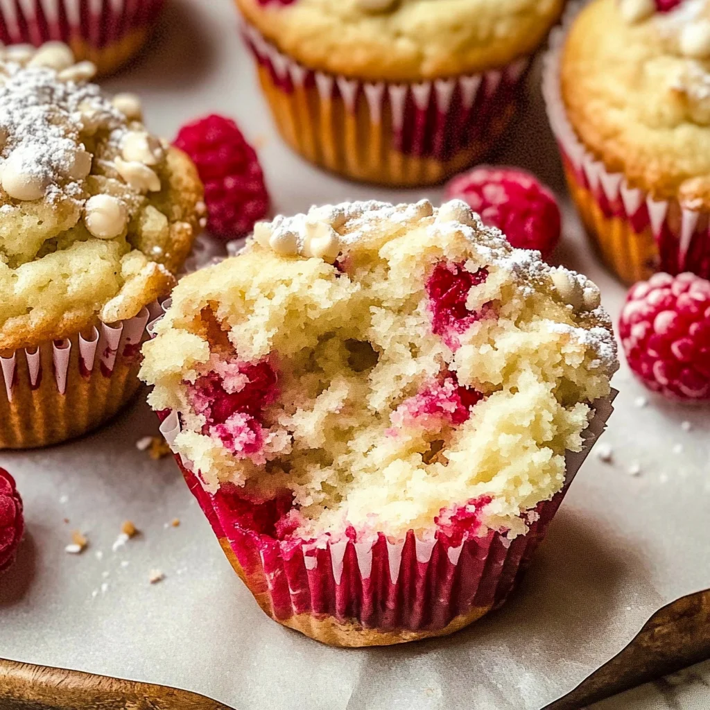 White Chocolate Raspberry Muffins