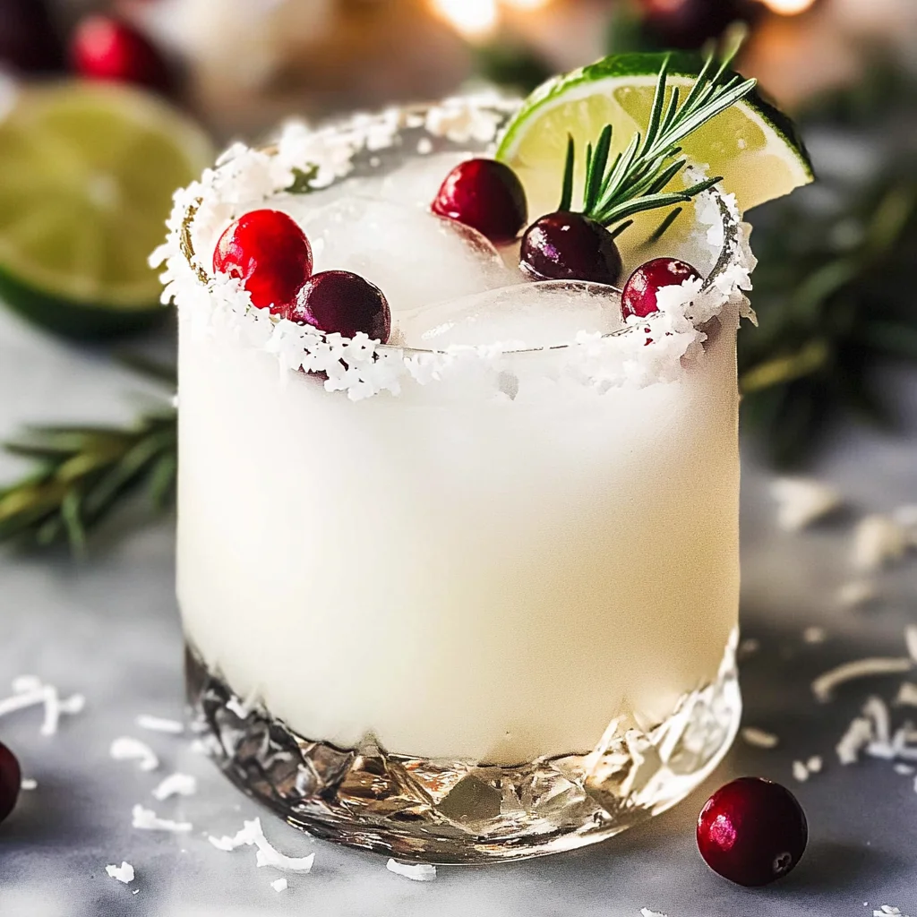 White Christmas Margarita