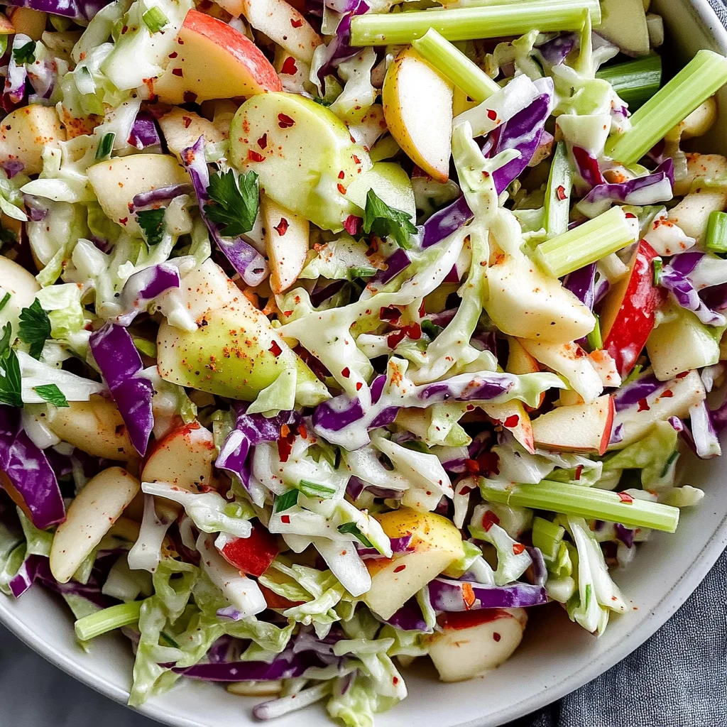 Apple Cabbage Coleslaw Recipe