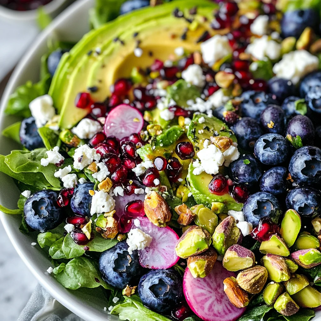 Blueberry Pistachio Spring Salad