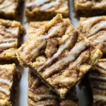 Cinnamon Roll Blondies