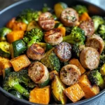 Create a Flavorful Sausage Veggie Skillet Bowl in Just 30 Minutes!