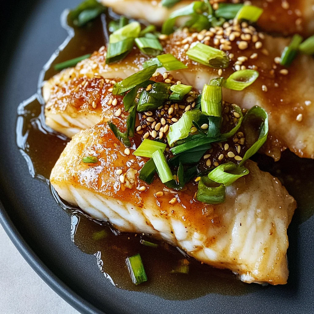 Easy Ginger Soy Cod
