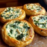 Easy Spinach Cottage Cheese Flat Bagels