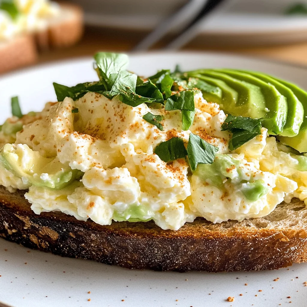 Egg Salad with Cottage Cheese - no mayo!