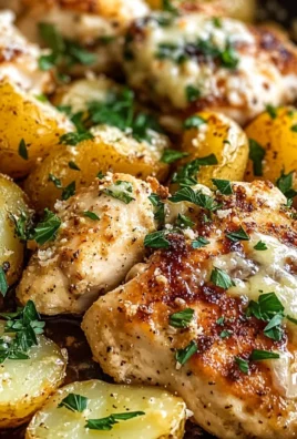 Garlic Parmesan Chicken and Potatoes (One-Pan Dinner)