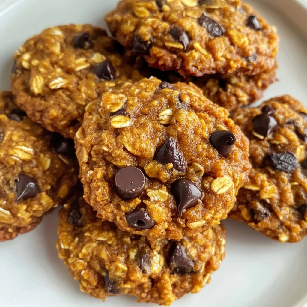 Gluten Free Pumpkin Oatmeal Cookies
